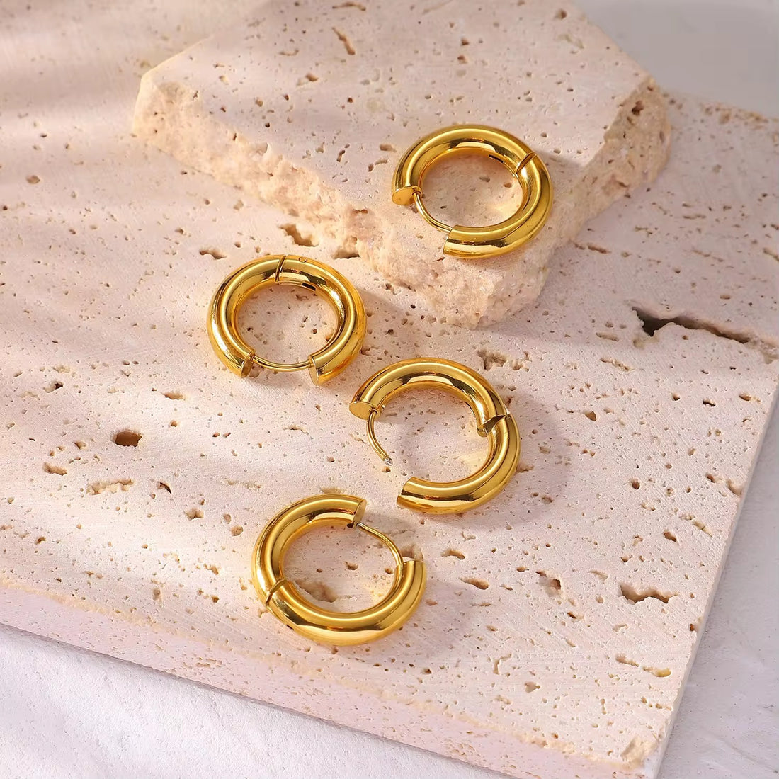 Earrings 291 - 304 stainless steel by Qimati