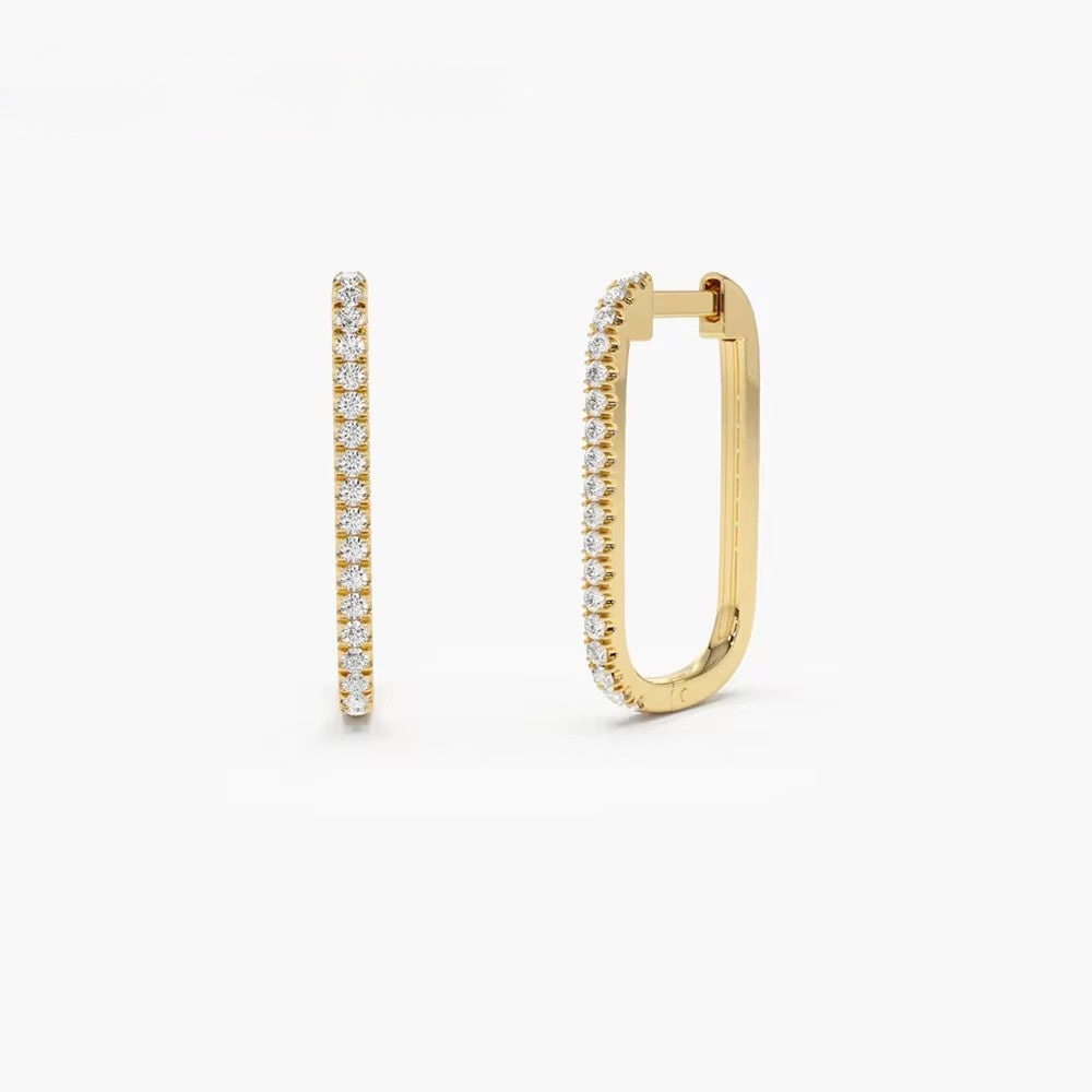 Earrings 294 - brass by Qimati