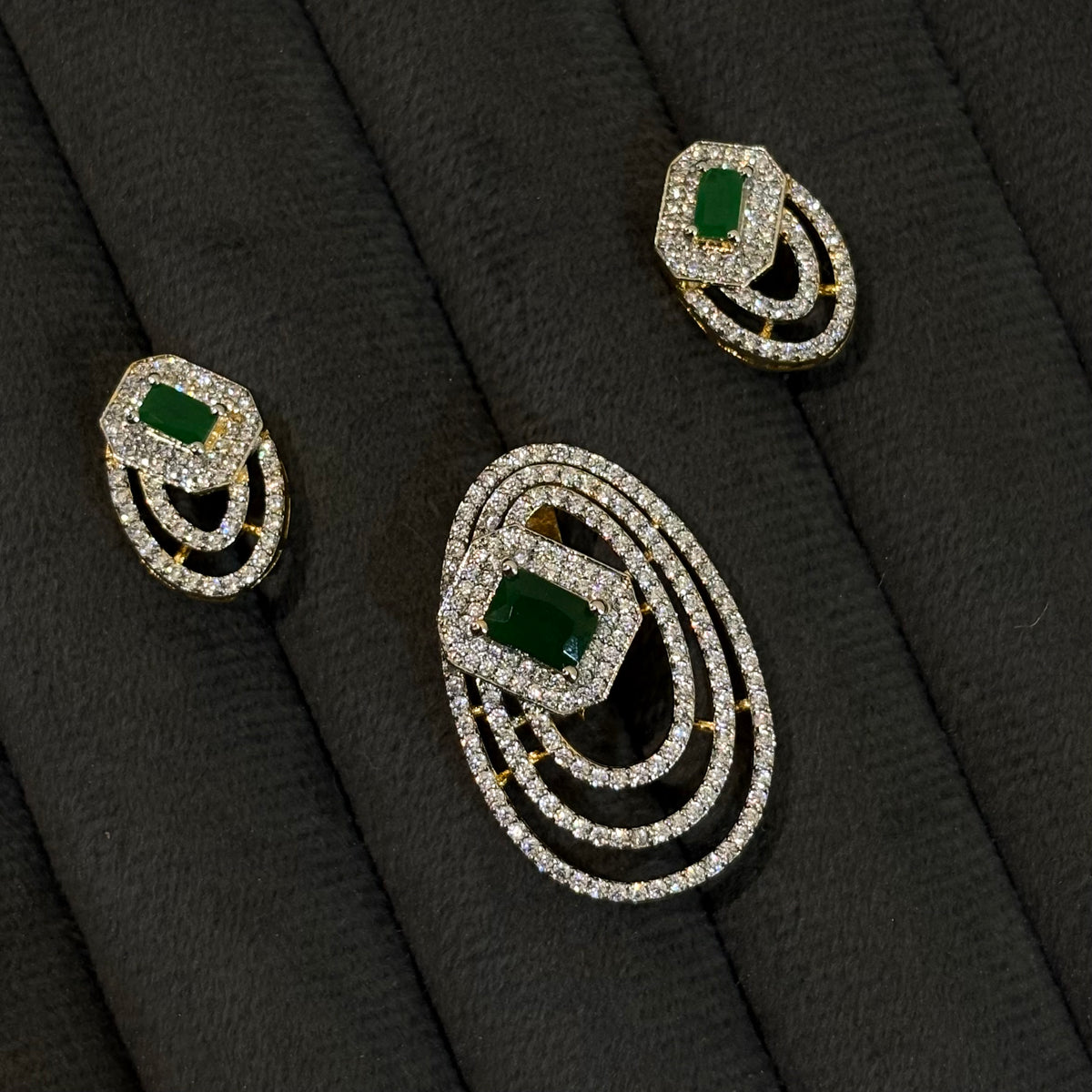 Indian Pendant Sets 008 (Without chain) - Qimati