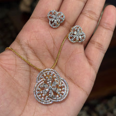 Indian Pendant Sets 007 (Without chain) - Qimati