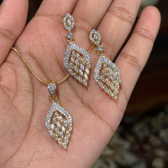 Indian Pendant Sets 018 (With chain) - Qimati