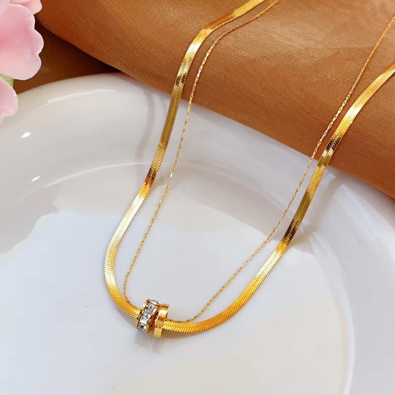Necklace 583 - 304 stainless steel by Qimati