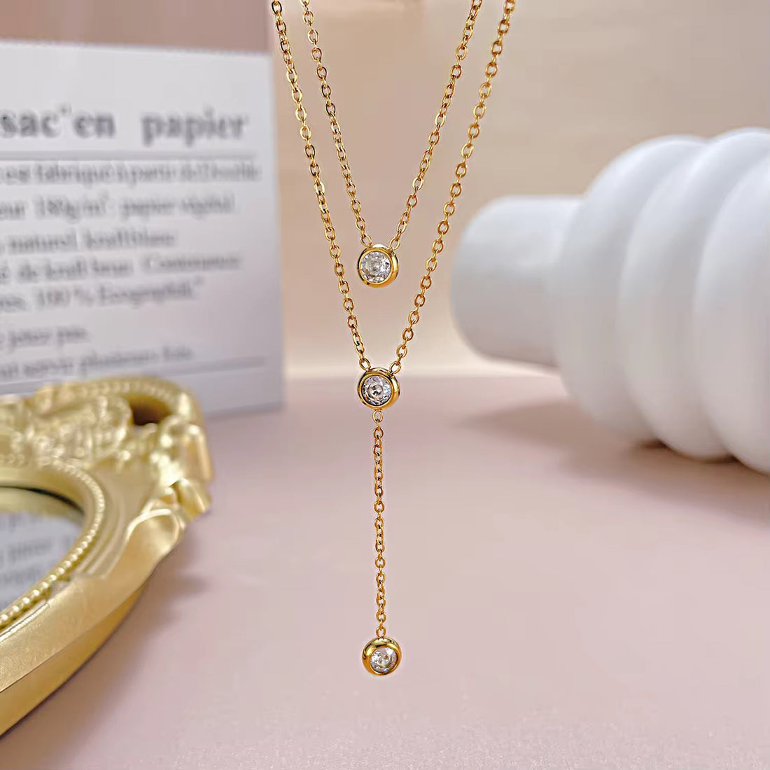 Necklace 582 - 304 stainless steel by Qimati