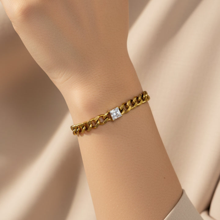 Chain Bracelet 210 - 304 stainless steel by Qimati