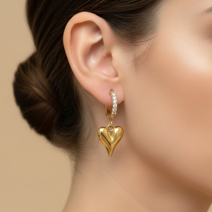 Earrings 319 - 304 stainless steel by Qimati