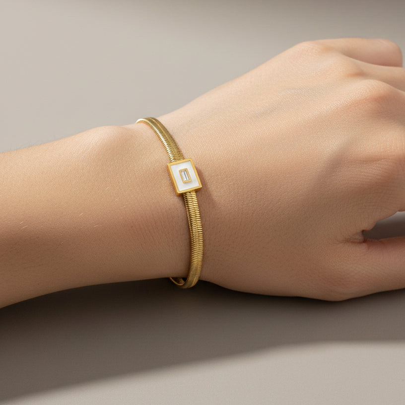 Chain Bracelet 215 - 316L stainless steel by Qimati