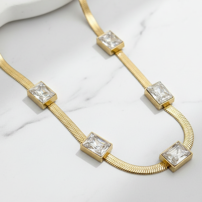 Necklace 052 - 304 stainless steel by Qimati