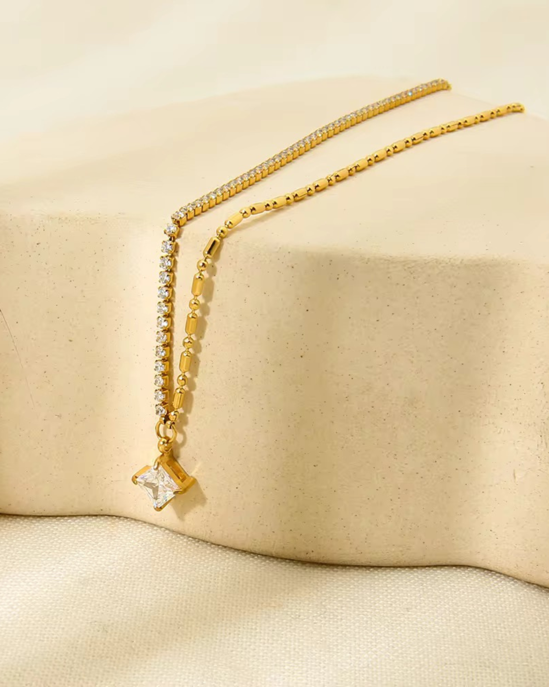 Necklace 058 - 316L stainless steel by Qimati