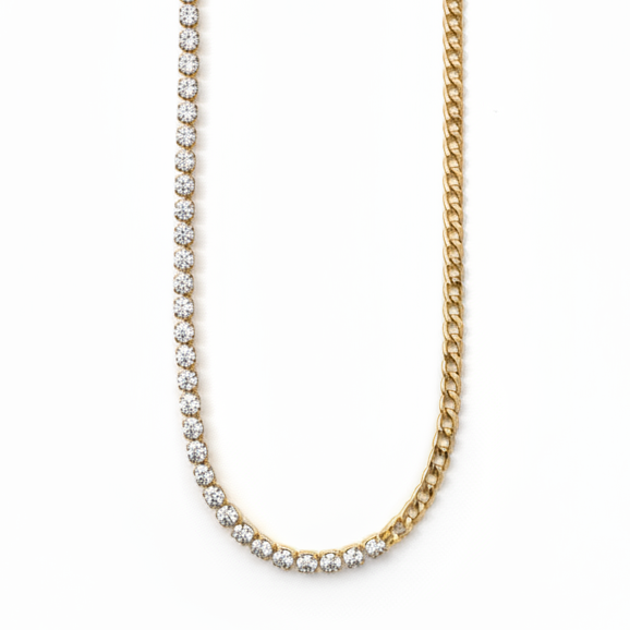 Necklace 059 - 316L stainless steel by Qimati
