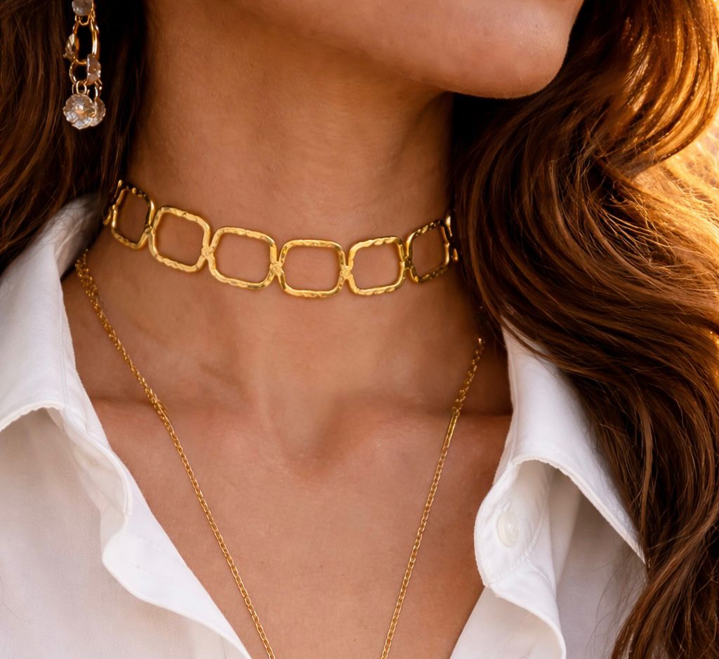 Necklace 135 - brass by Qimati