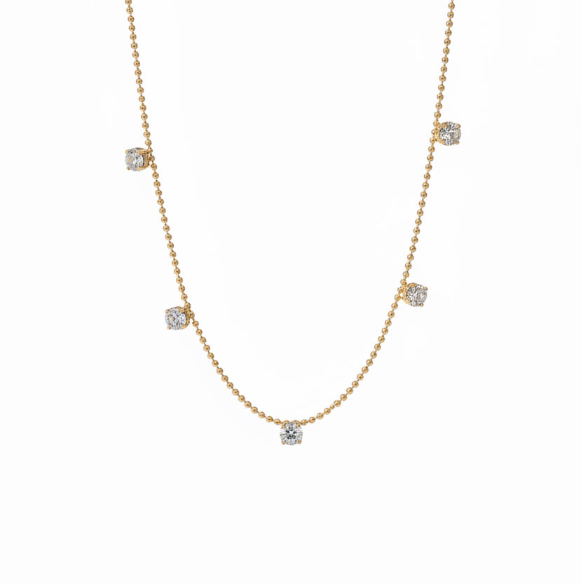 Necklace 555 - 316L stainless steel by Qimati