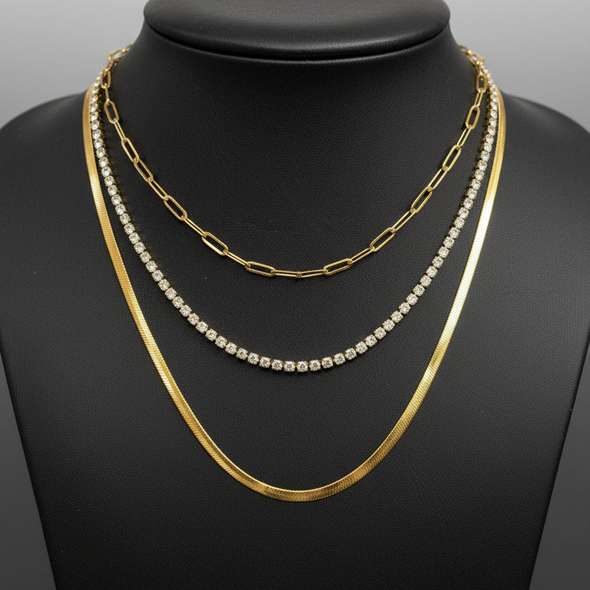Necklace 1159 - 304 stainless steel by Qimati