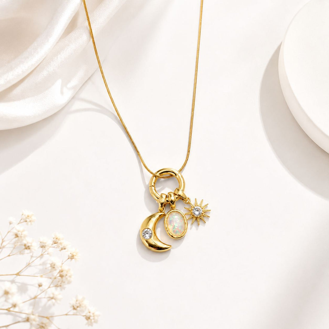 Necklace 651 - 316L stainless steel by Qimati