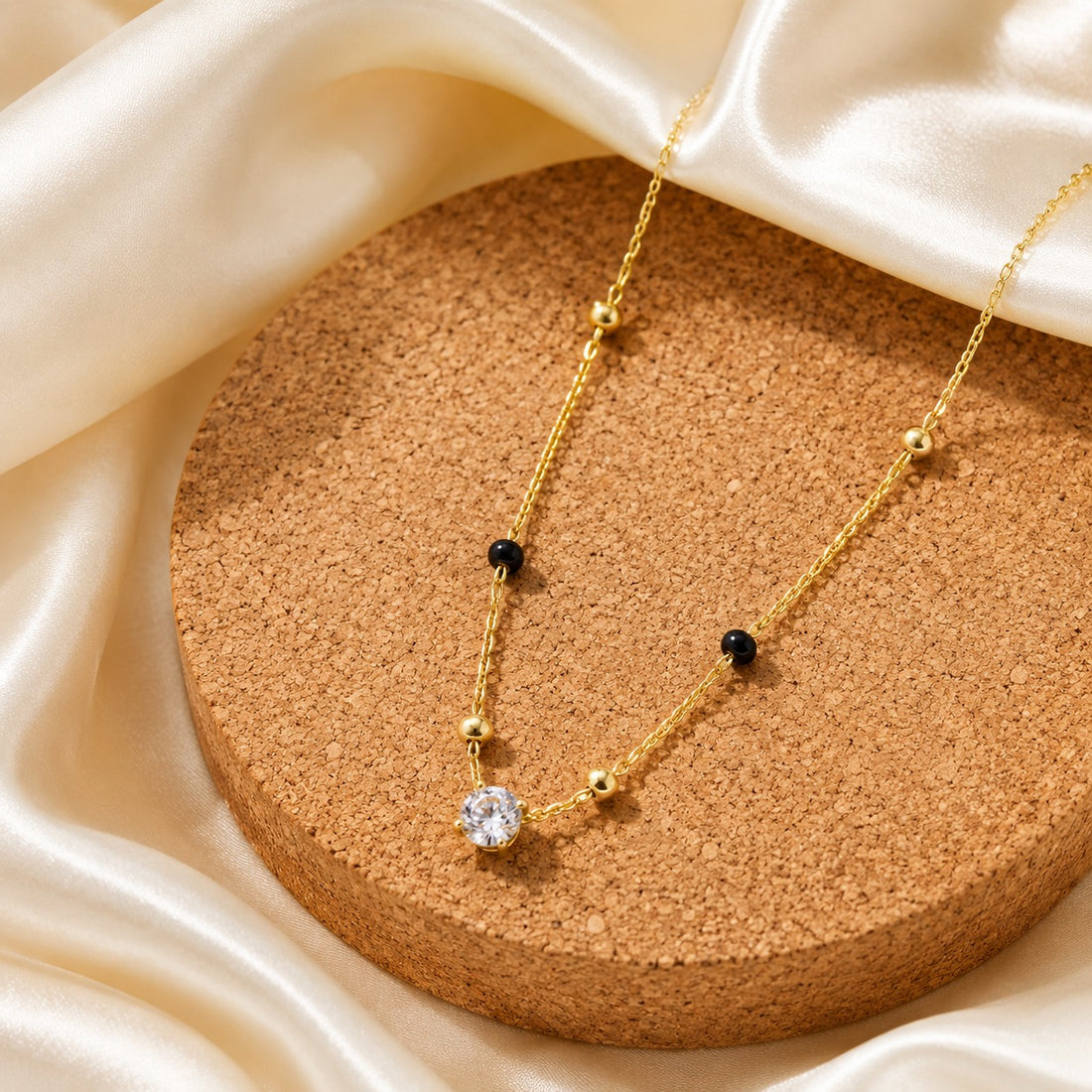 Necklace 859 - 316L stainless steel by Qimati