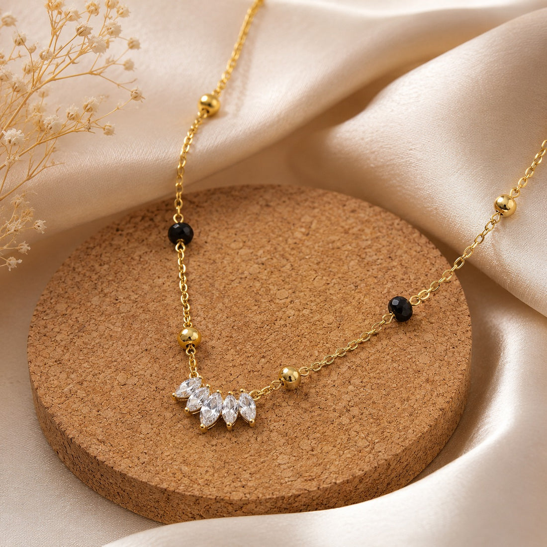 Necklace 1108 - 316L stainless steel by Qimati
