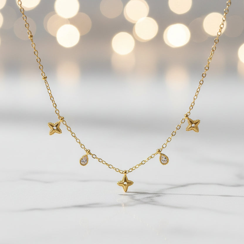 Necklace 720 - 316L stainless steel by Qimati
