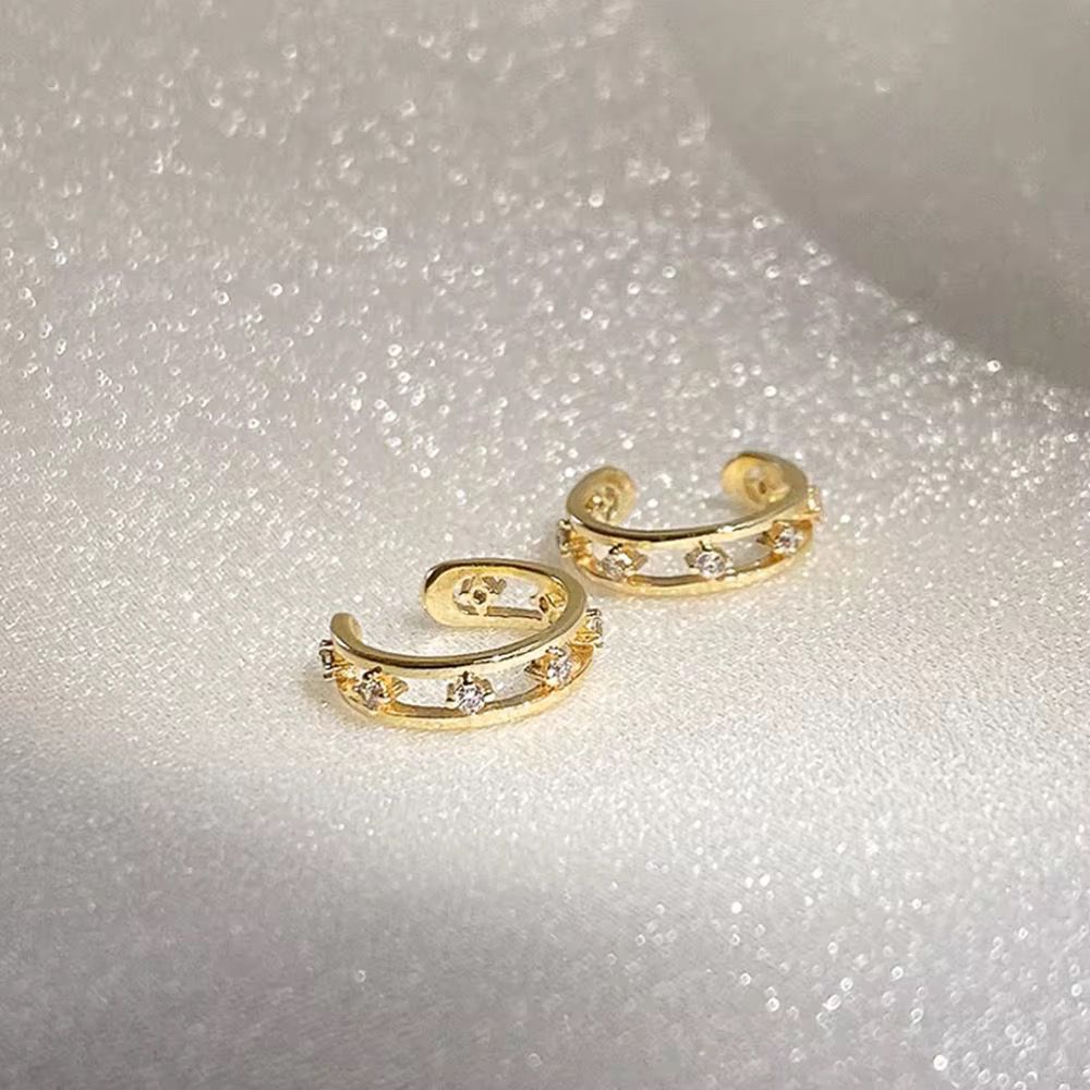 Earrings 370 (ear-cuff pair) - 316L stainless steel by Qimati