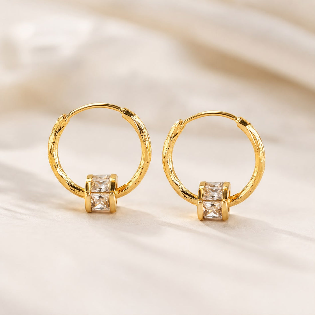 Earrings 372 - 316L stainless steel by Qimati