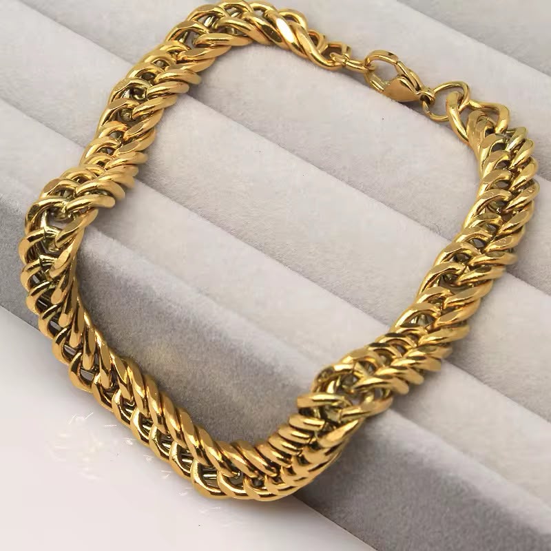 Chain Bracelet 256 - 304 stainless steel by Qimati
