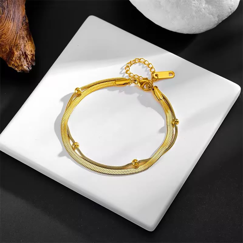 Chain Bracelet 255 - 316L stainless steel by Qimati