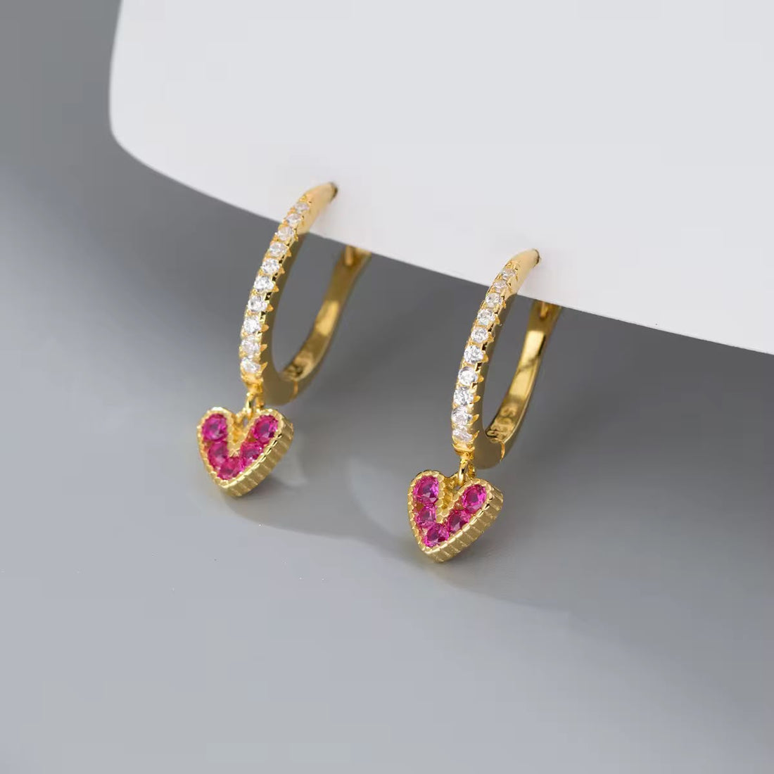 Earrings 383 - 316L stainless steel by Qimati