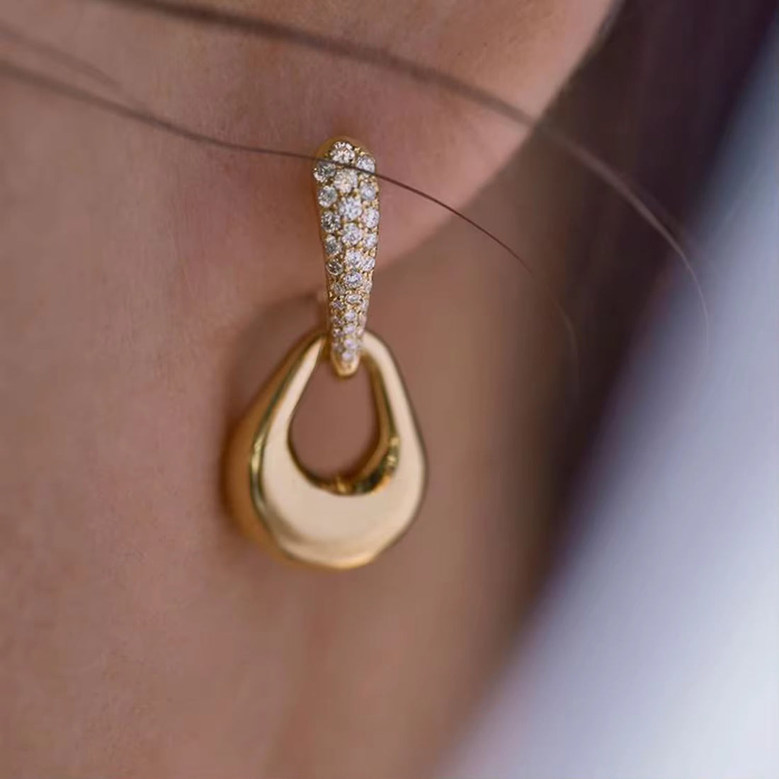 Earrings 382 - 316L stainless steel by Qimati
