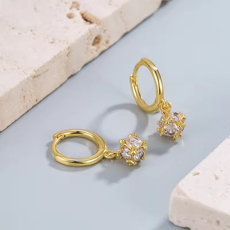 Earrings 388 - 316L stainless steel by Qimati