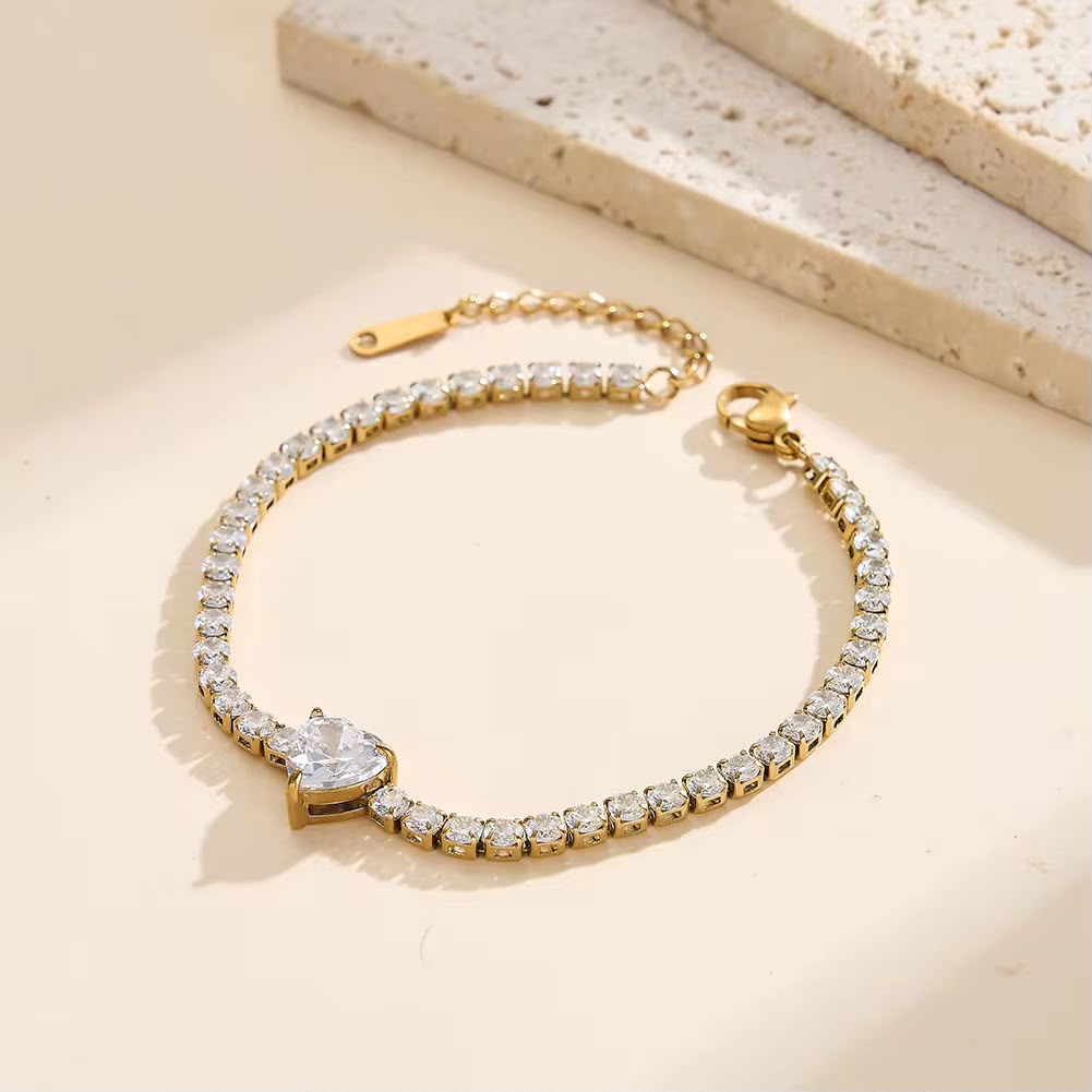 Chain Bracelet 278 - 304 stainless steel by Qimati