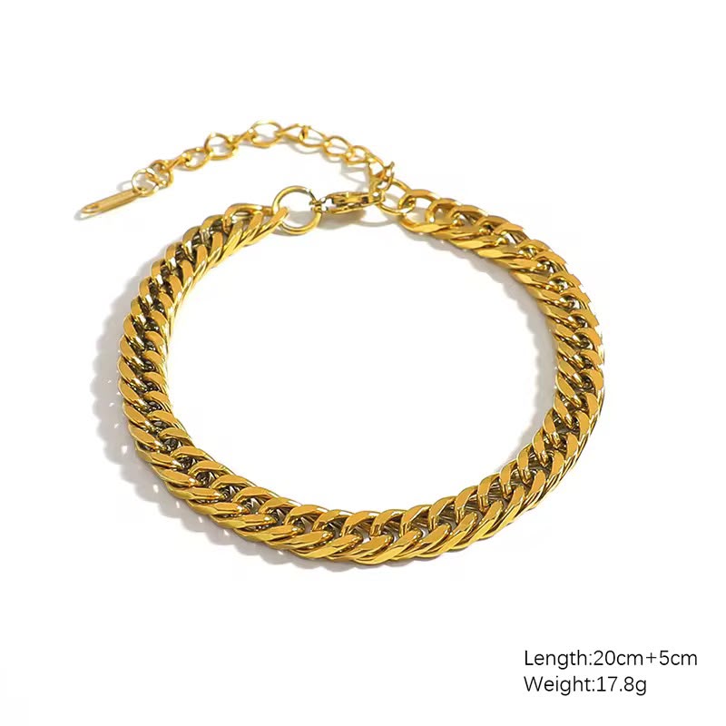 Chain Bracelet 305 - 304 stainless steel by Qimati