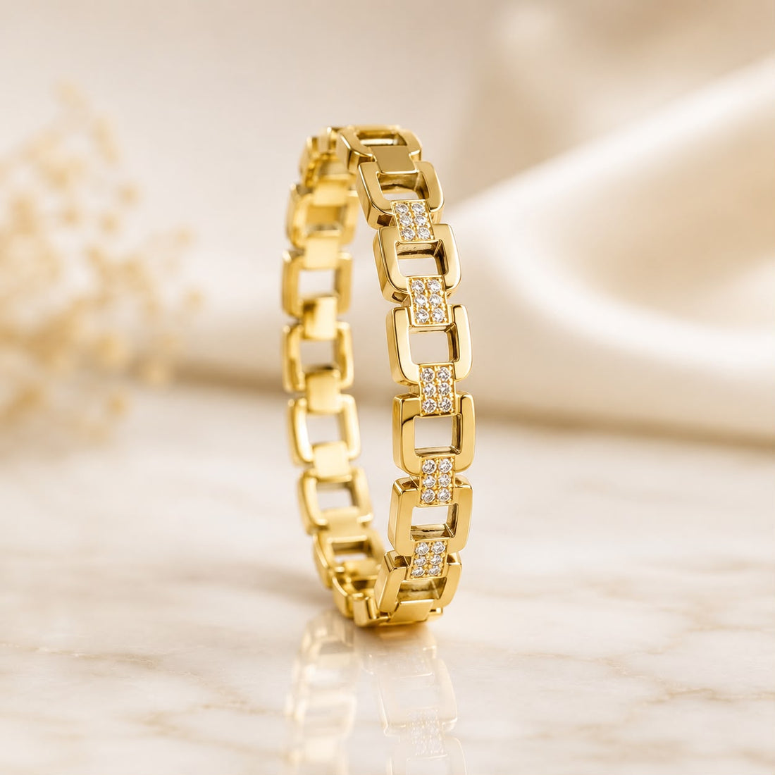Bracelet Kada 341 (Small) - 316L stainless steel by Qimati