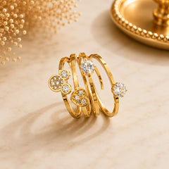 Rings 247 (4 Rings Set) - 304 stainless steel by Qimati
