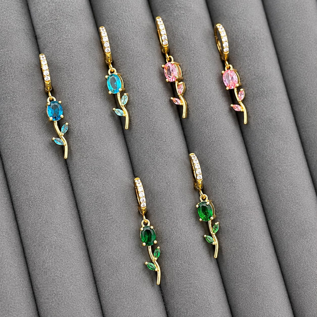 Earrings 167 - 316L stainless steel by Qimati