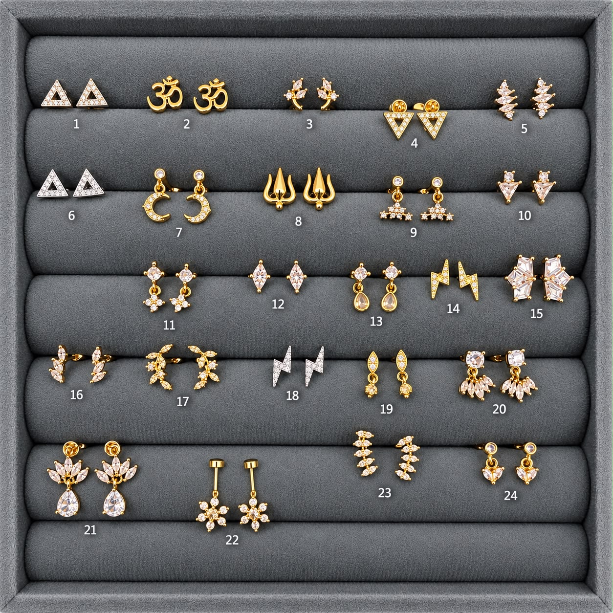 Earrings 656 — product photograph