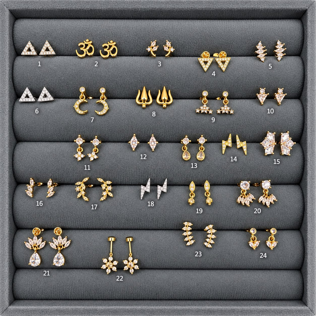 Earrings 656 — product photograph