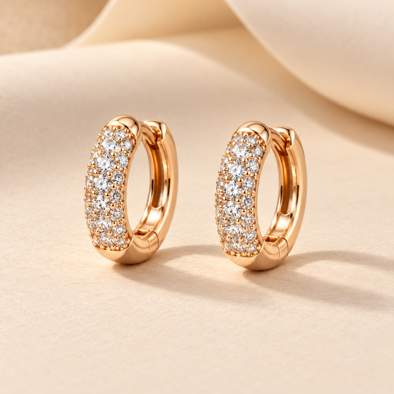 Earrings 923 (Rose Gold) — product photograph