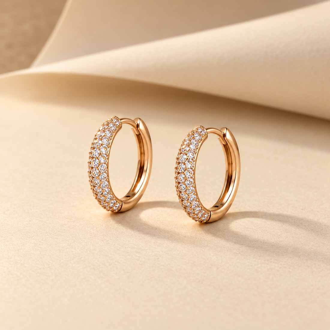 Earrings 921 (Rose Gold) — product photograph