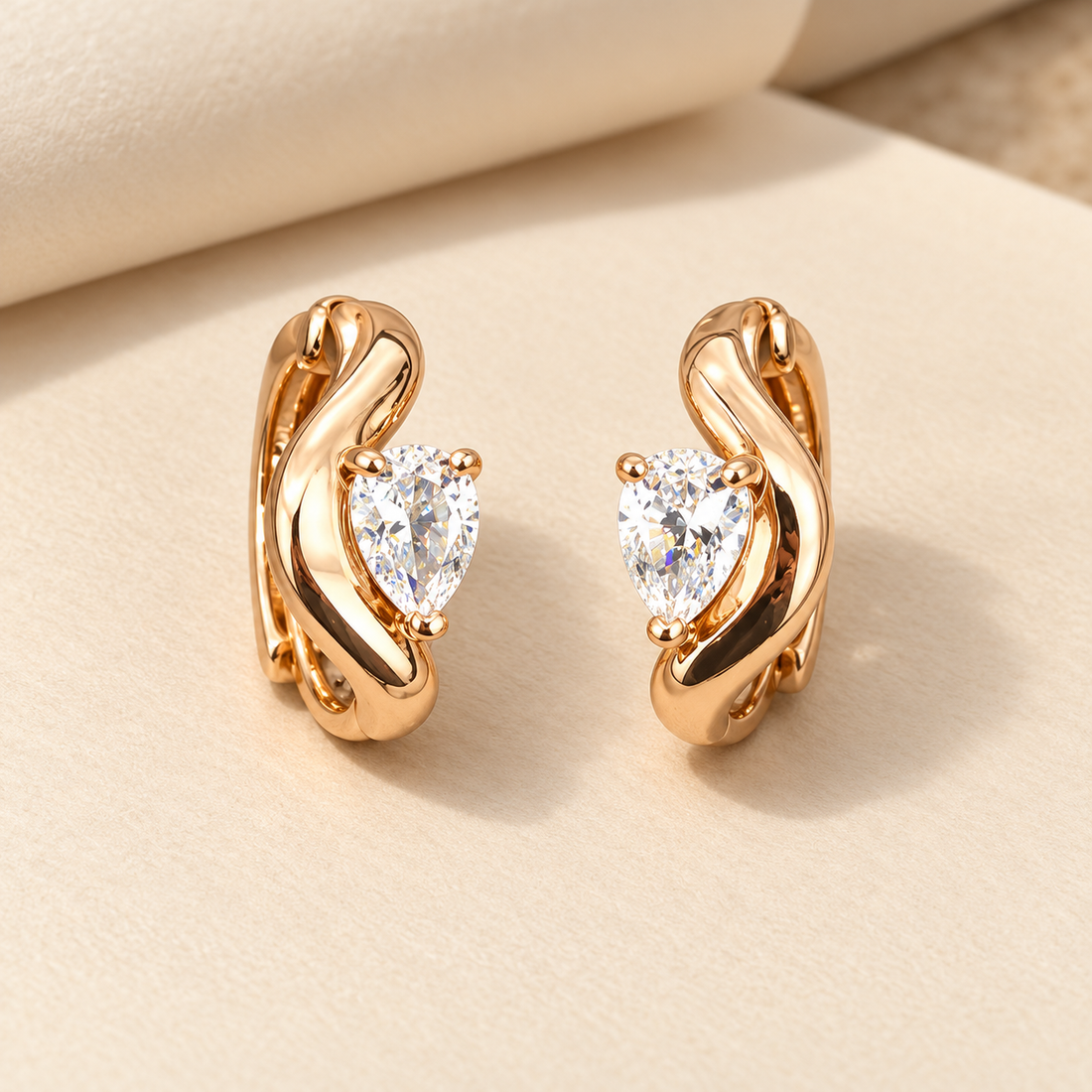 Earrings 922 (Rose Gold) — product photograph