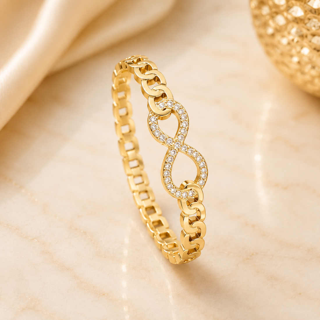 Bracelet Kada 337 (Small) - 316L stainless steel by Qimati