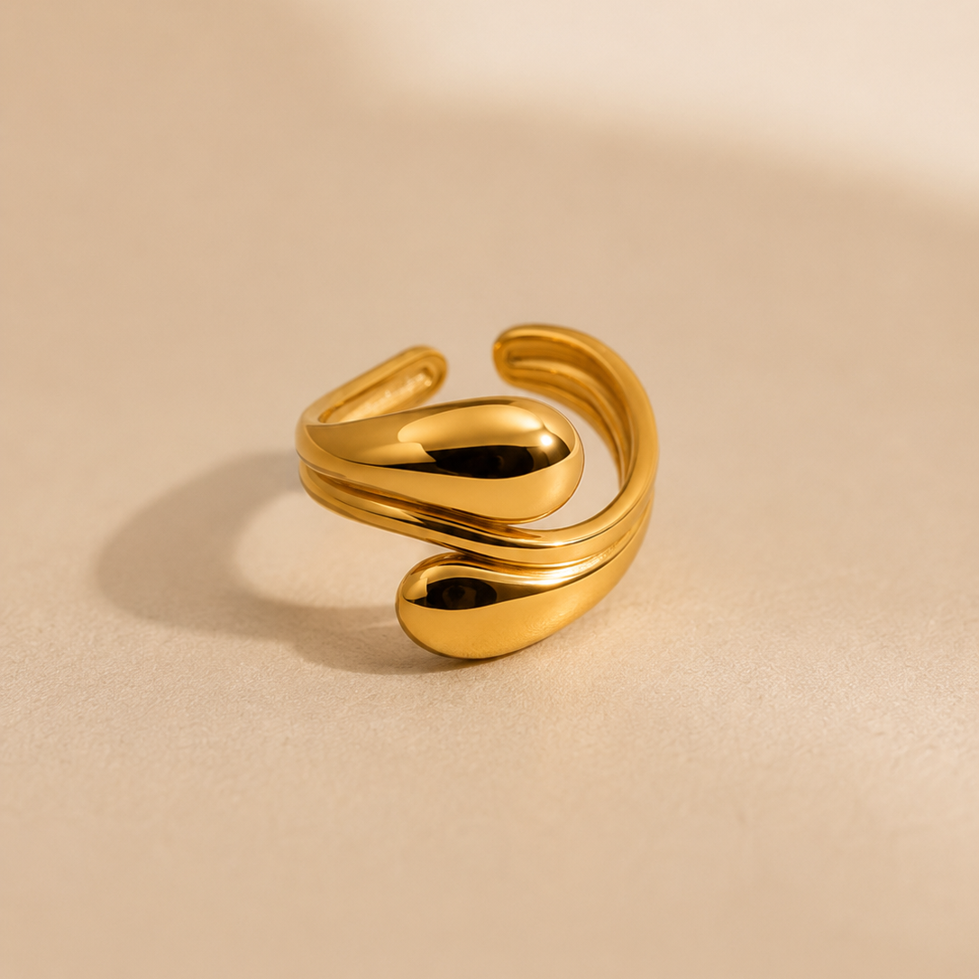 Rings S072 - 316L stainless steel by Qimati