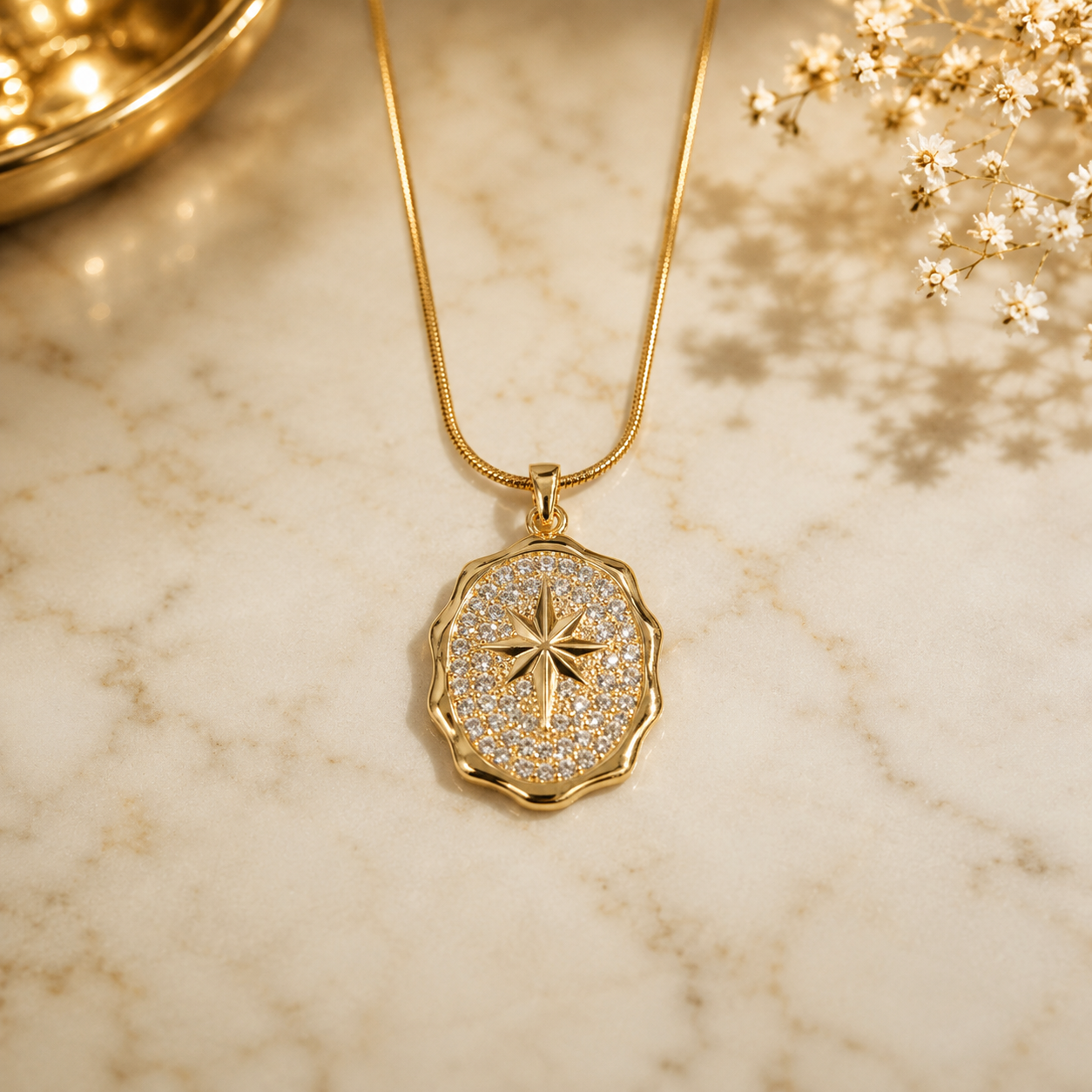 Necklace 1212 - 316L stainless steel by Qimati