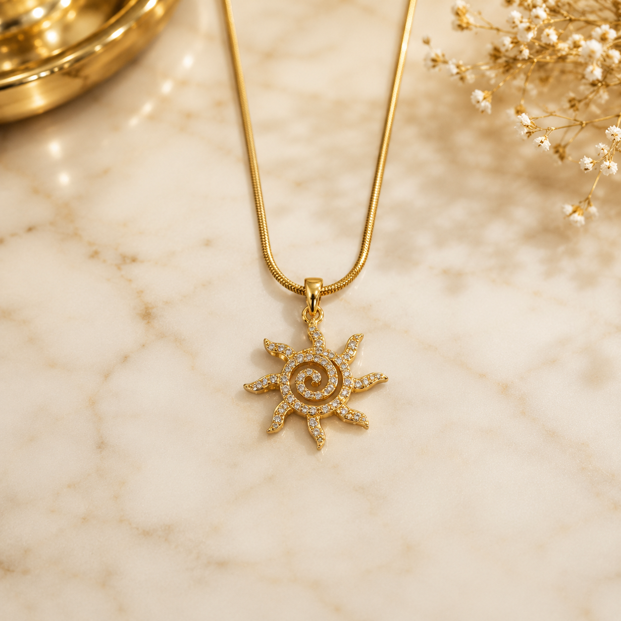 Necklace 1211 - 316L stainless steel by Qimati