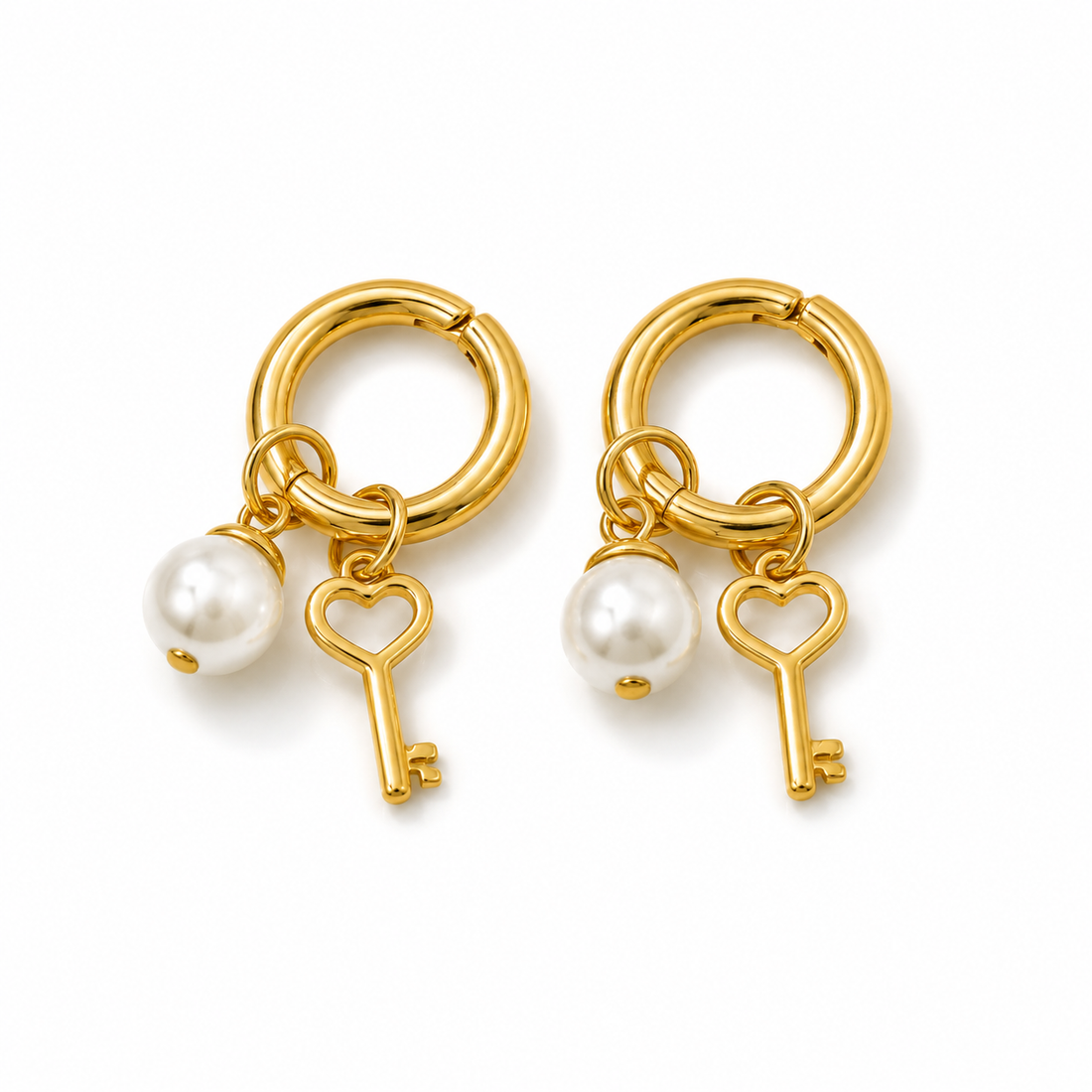 Earrings S086 - 316L stainless steel by Qimati