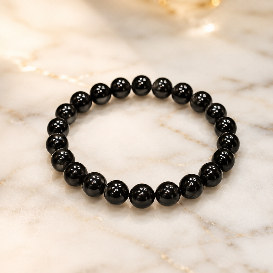 Chain Bracelet 366 (Natural Onyx) - alternate view 3