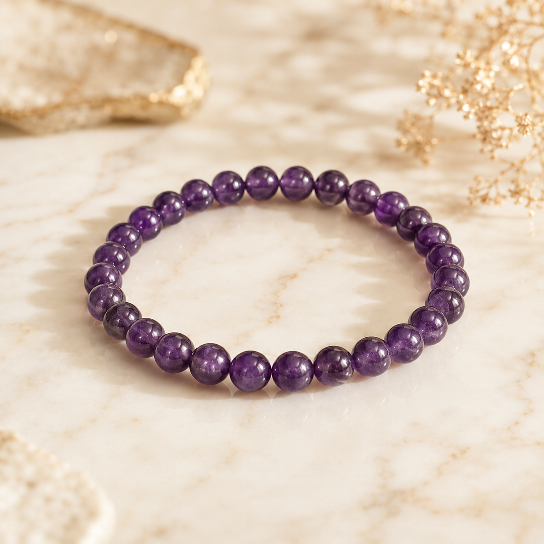 Chain Bracelet 370 (Natural Onyx) - Qimati