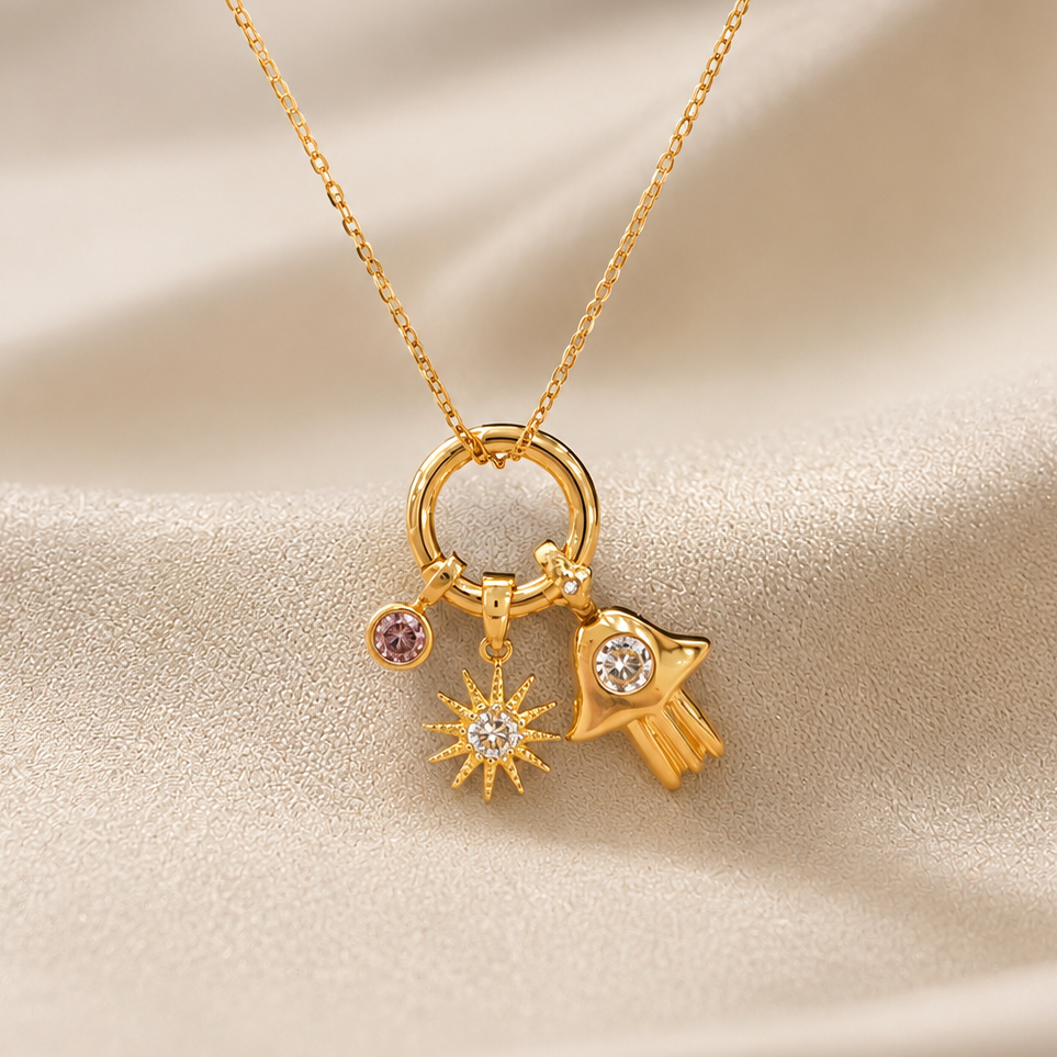 Necklace 367 - 316L stainless steel by Qimati