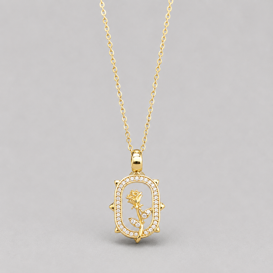 Necklace 536 - 316L stainless steel by Qimati