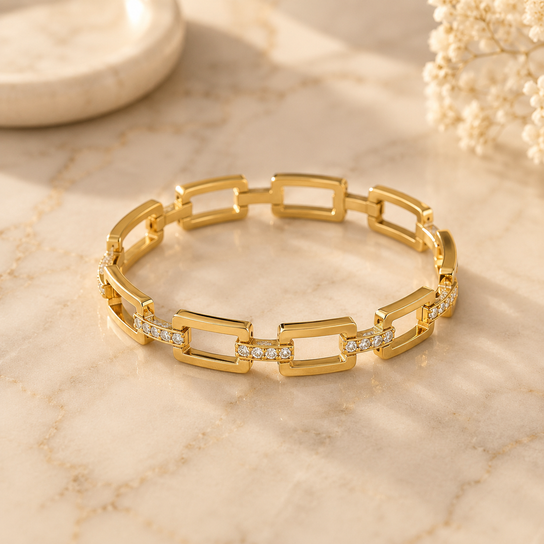Bracelet Kada 333 (Small) - 316L stainless steel by Qimati