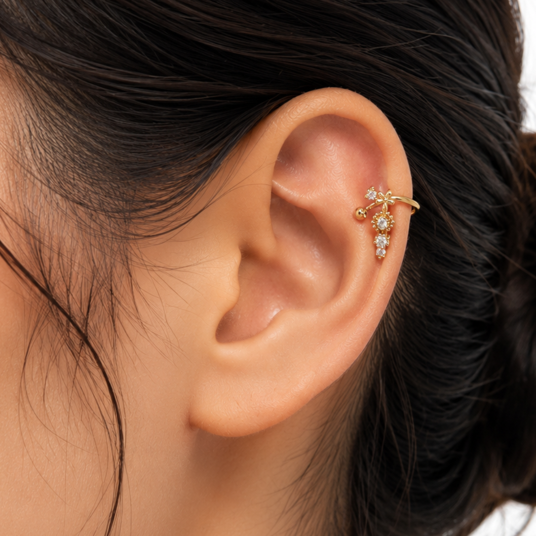 Earrings 267 - 316L stainless steel by Qimati