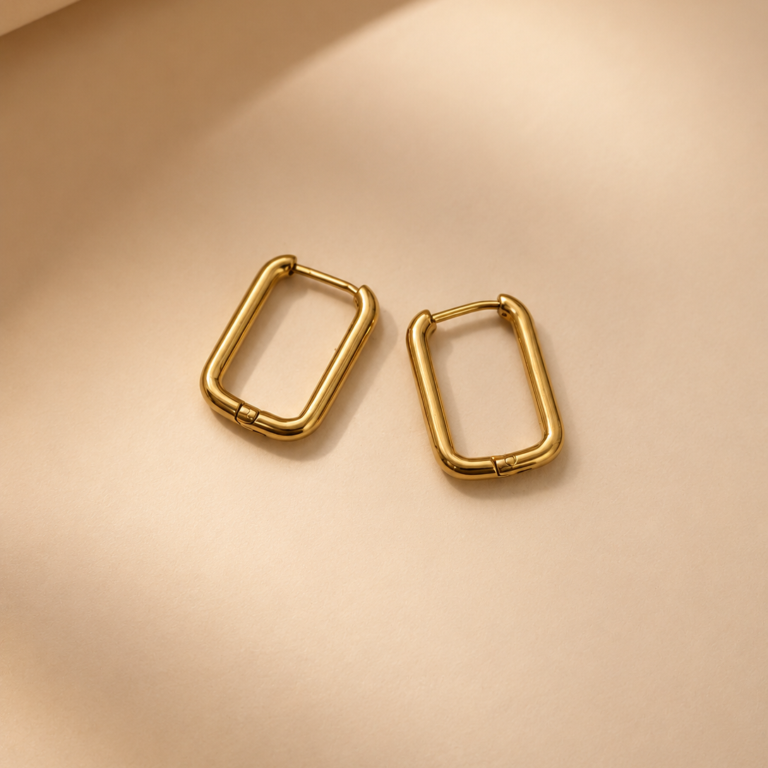 Earrings 423 - 316L stainless steel by Qimati