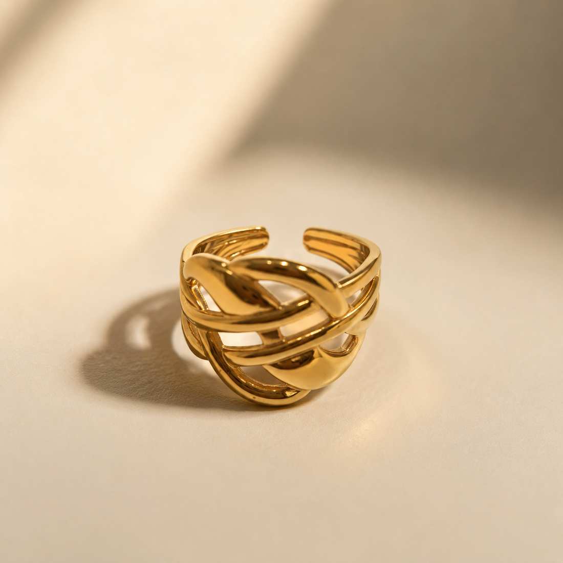 Rings S066 - 316L stainless steel by Qimati